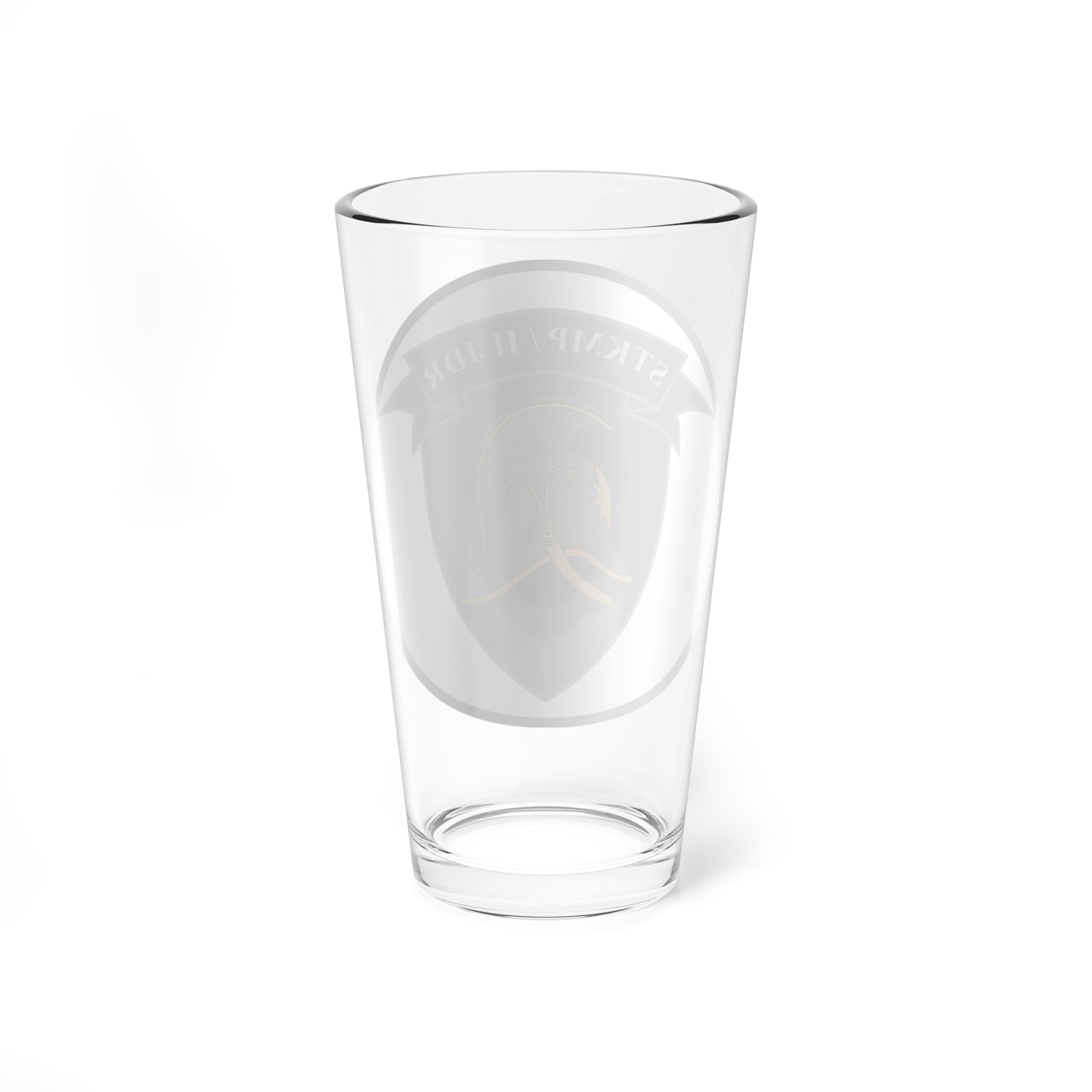 Emblem for the Staff-II-JDR (Denmark) (Coat of Arms) Pint Glass 16oz