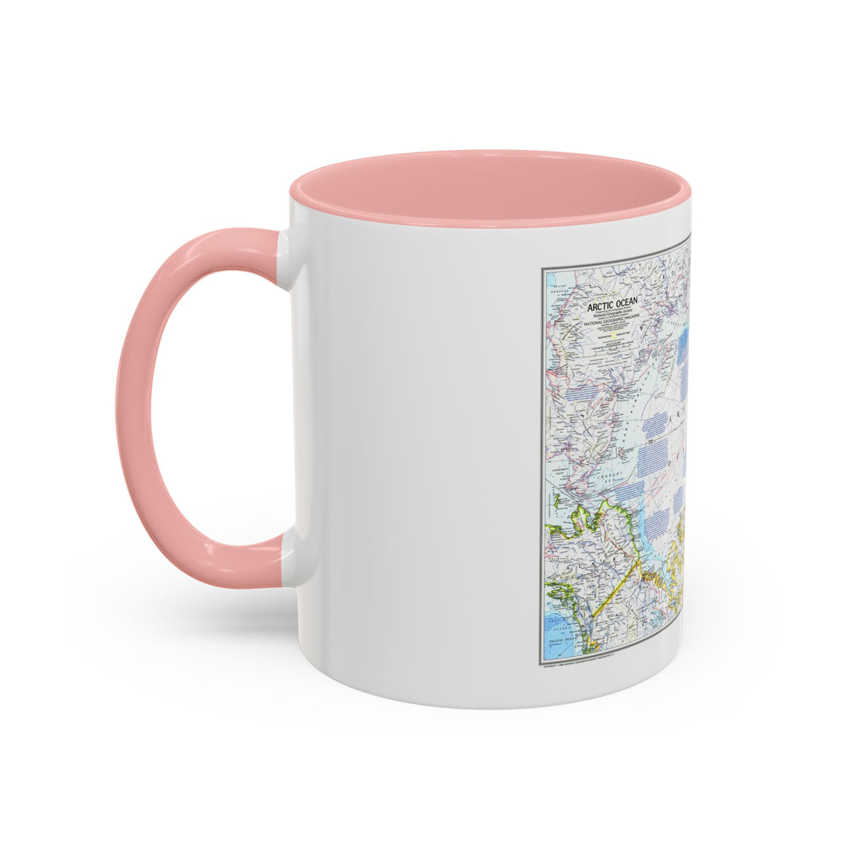 Arctic Ocean (1983) (Map) Accent Coffee Mug