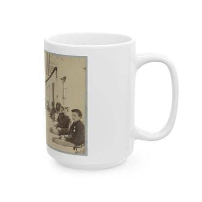 A Ward In Armory Square Hospital, Washington, D.C. (U.S. Civil War) White Coffee Mug