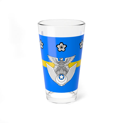 Flag of the Lieutenent General of the Air Self Defense Force Japan (Japan) Pint Glass 16oz