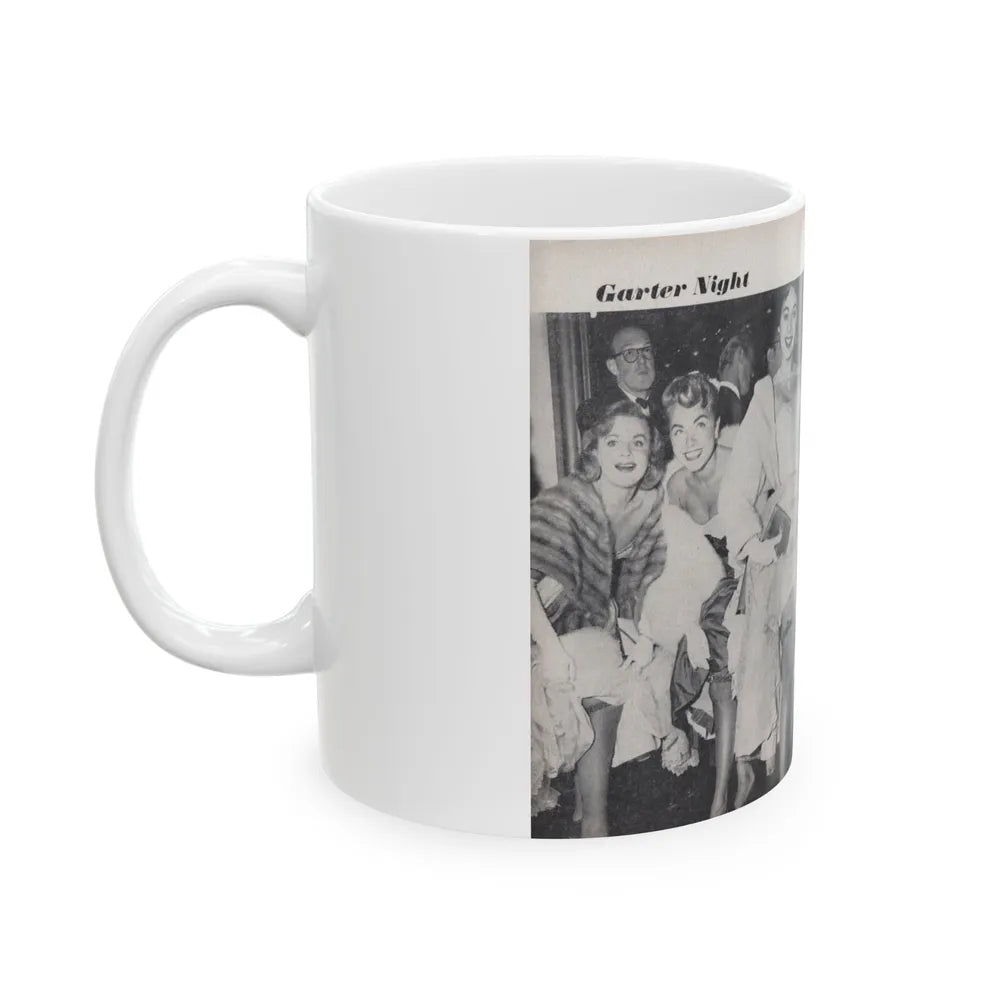 Terry Moore #455 - 66 PHOTOGRAPHS OF Terry MOORE U.K. Pocket Mag. Pages 40 & 41 (Vintage Female Icon) White Coffee Mug-Go Mug Yourself