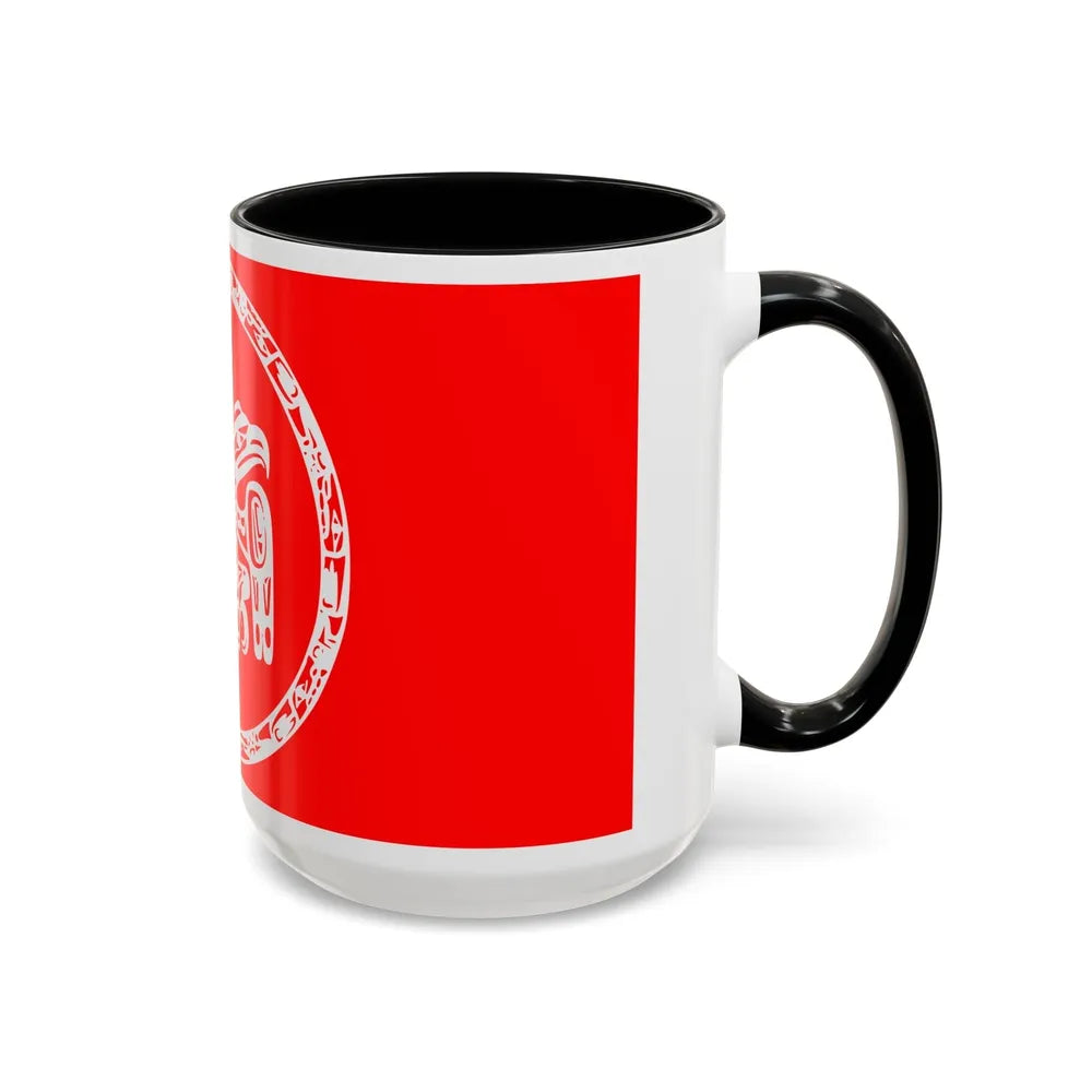 Haida Flag - Accent Coffee Mug-Go Mug Yourself