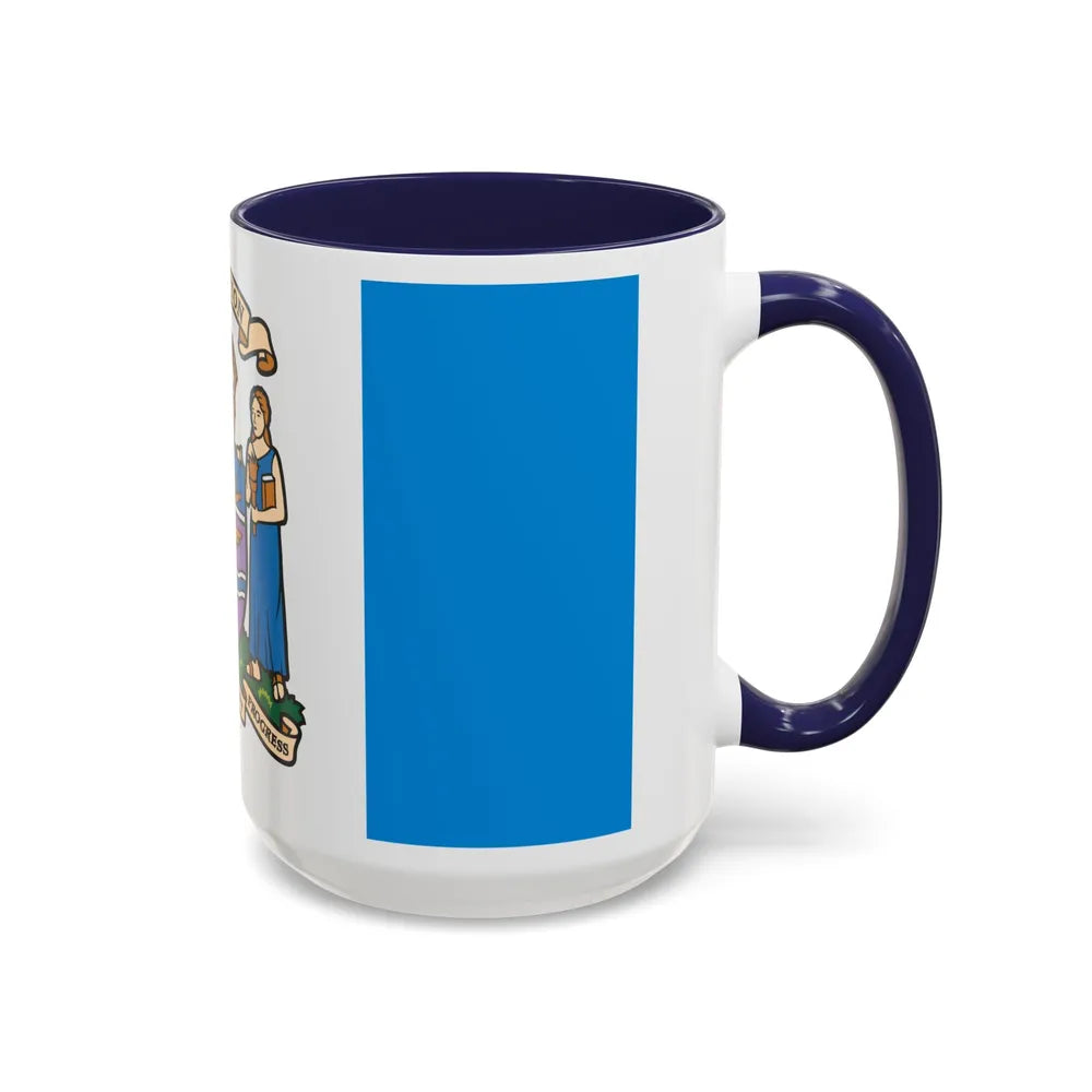 Flag of Edmonton Canada - Accent Coffee Mug-Go Mug Yourself