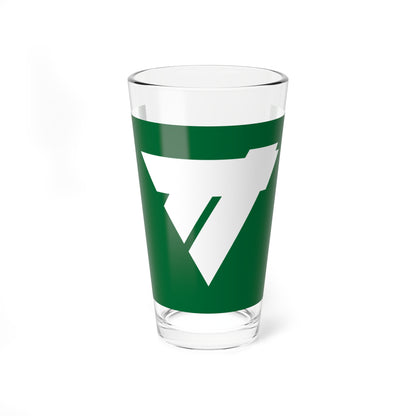 Flag of Ogata Akita (Japan) Pint Glass 16oz
