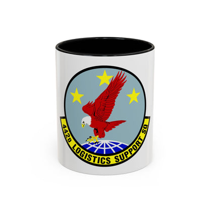 442d Logistics Support Squadron (U.S. Air Force) Accent Coffee Mug