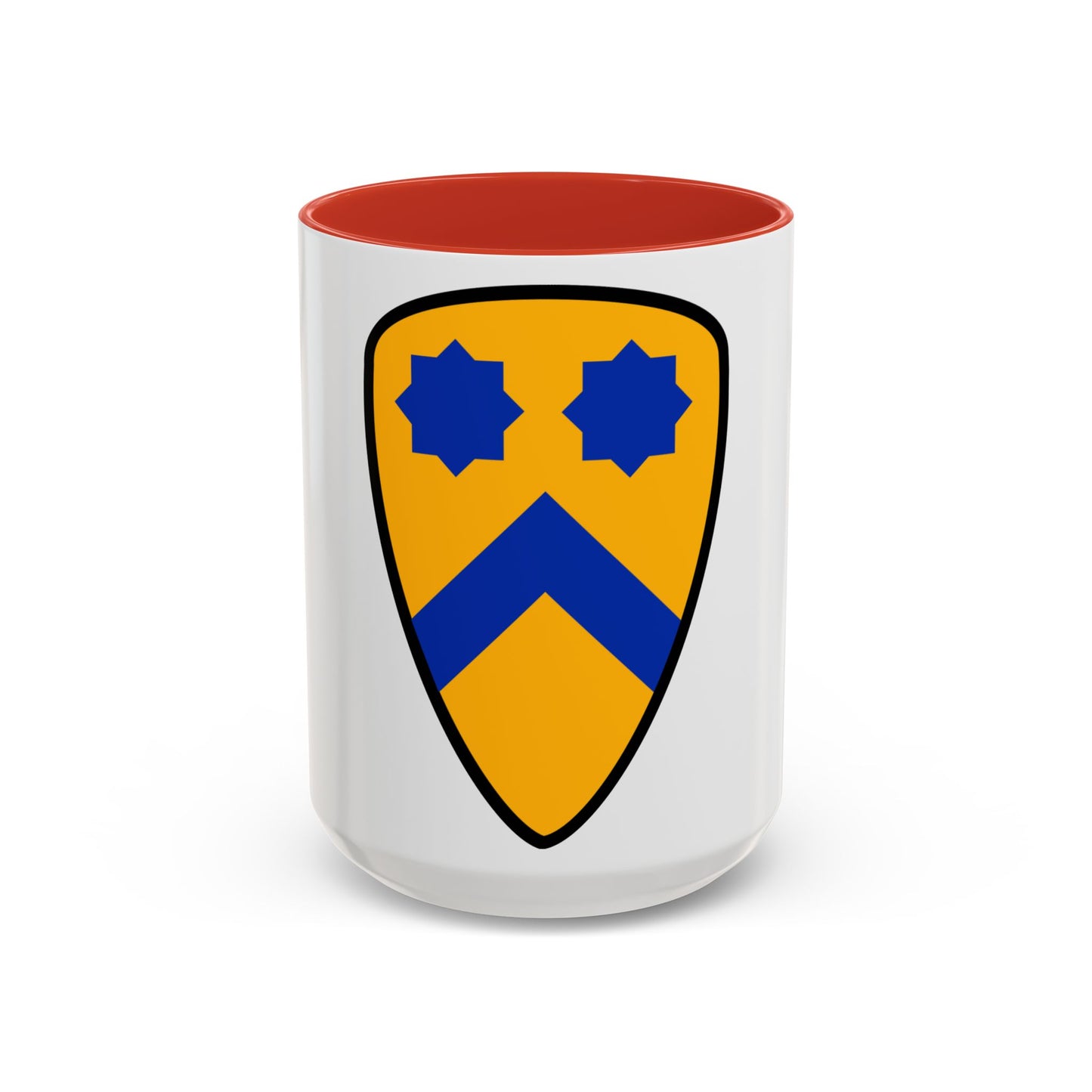 US 2nd Cavalry Division (U.S. Army) Accent Coffee Mug