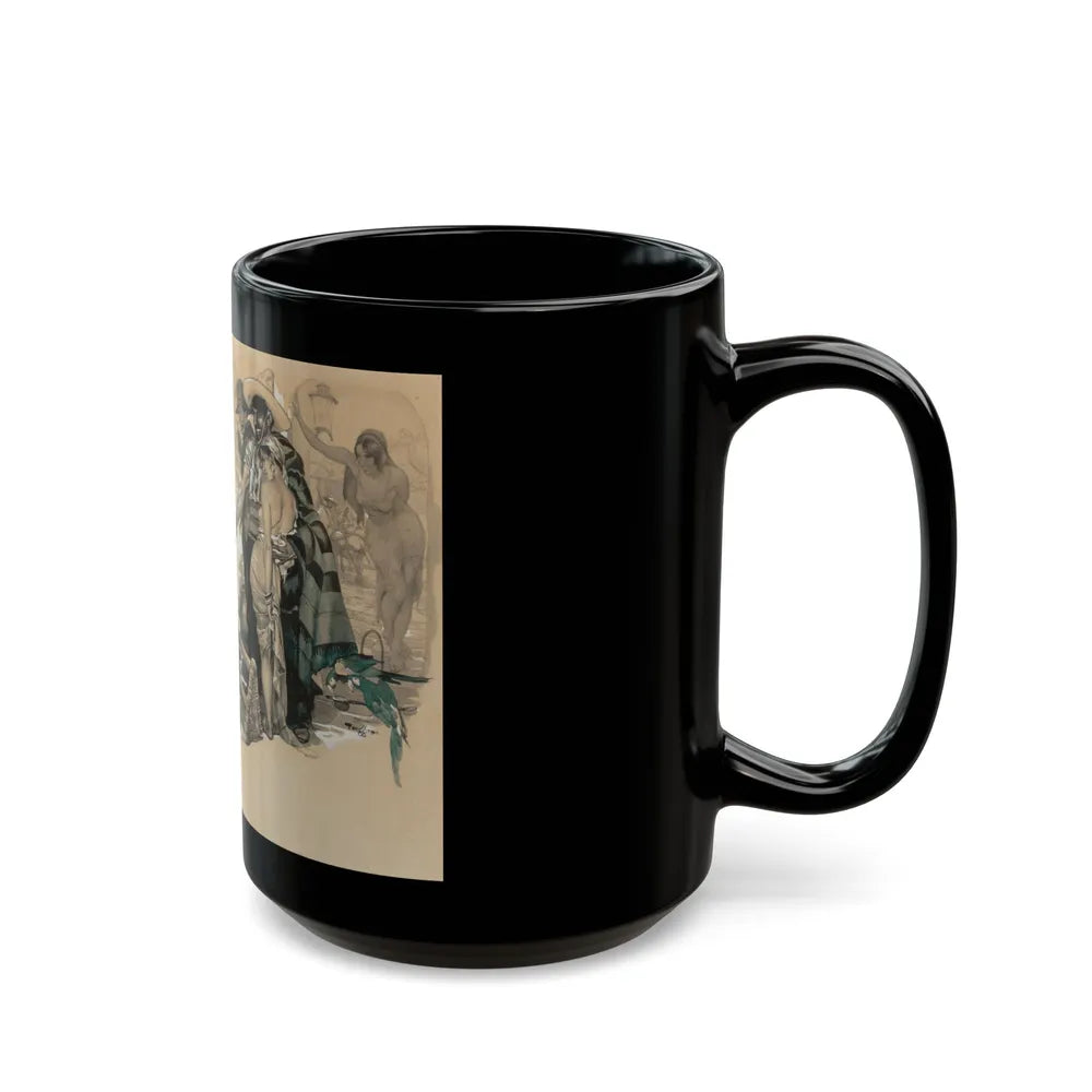 Death at a Brothel - Black Coffee Mug-Go Mug Yourself