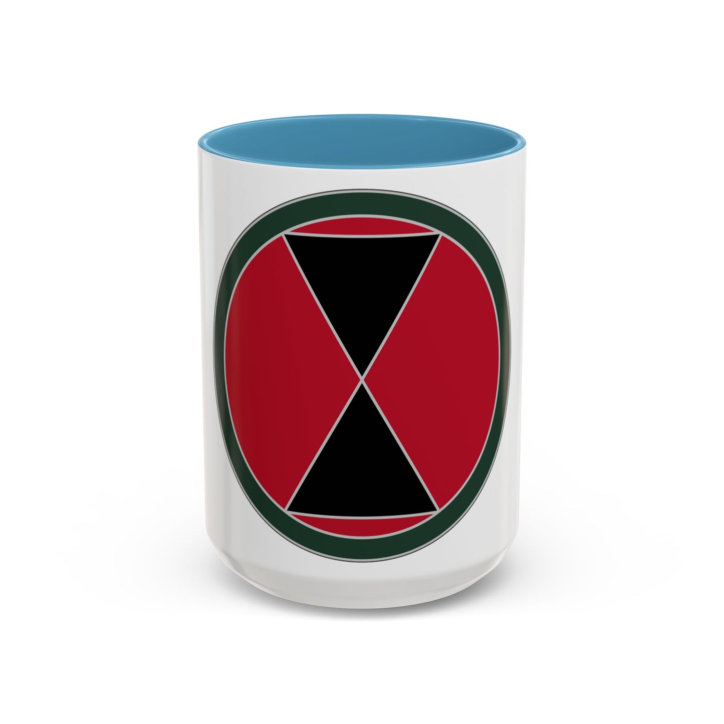 7 Infantry Division (U.S. Army) Accent Coffee Mug