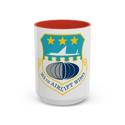 315th Airlift Wing (U.S. Air Force) Accent Coffee Mug