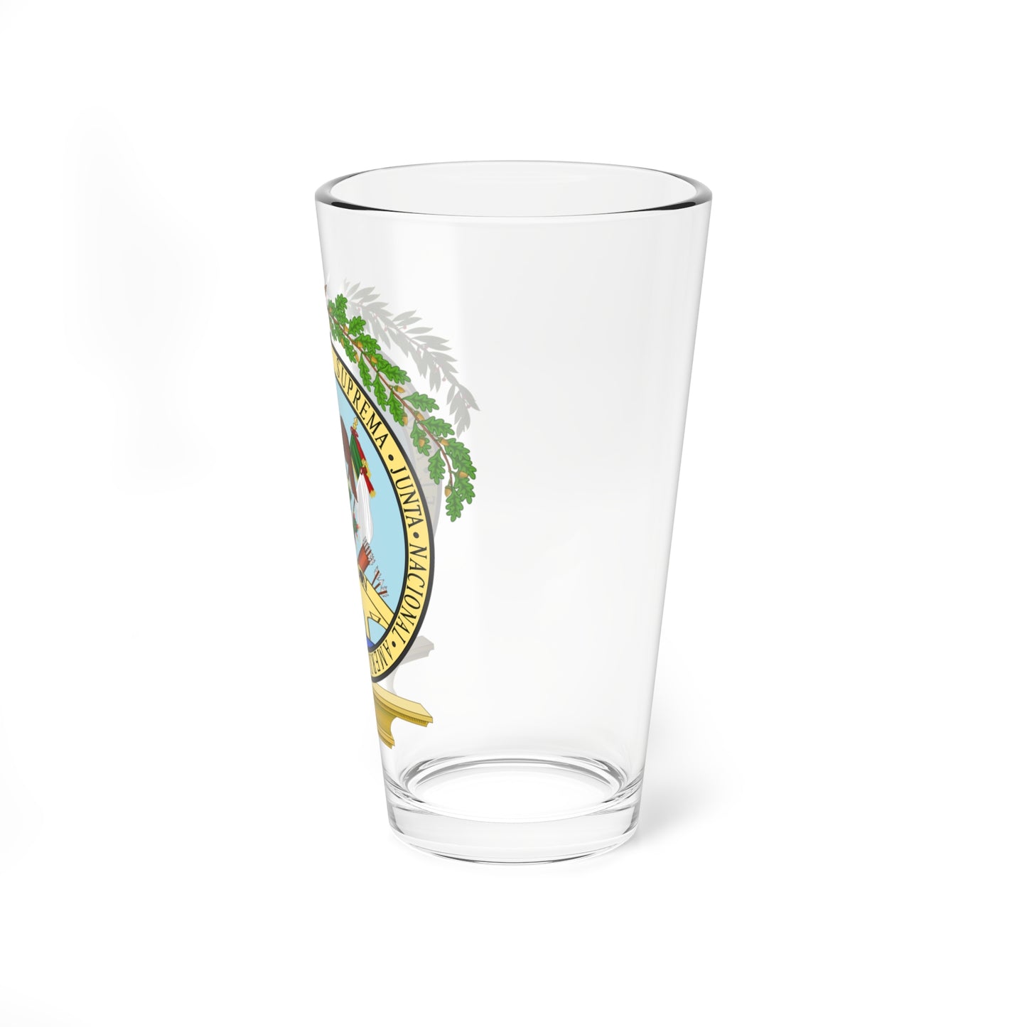 Sello de la Junta Nacional de Zitácuaro (Mexico) (Coat of Arms) Pint Glass 16oz