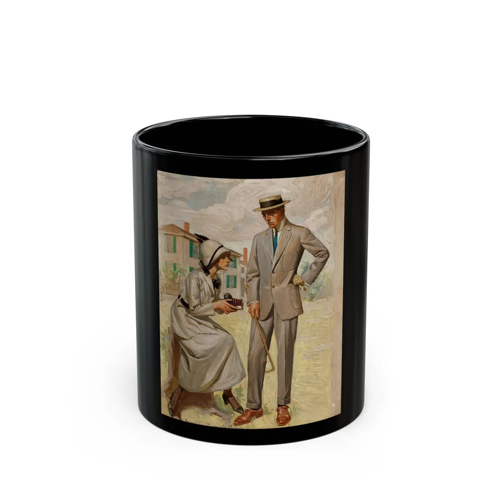 Franklin Pierce's Home - Black Coffee Mug-11oz-Go Mug Yourself