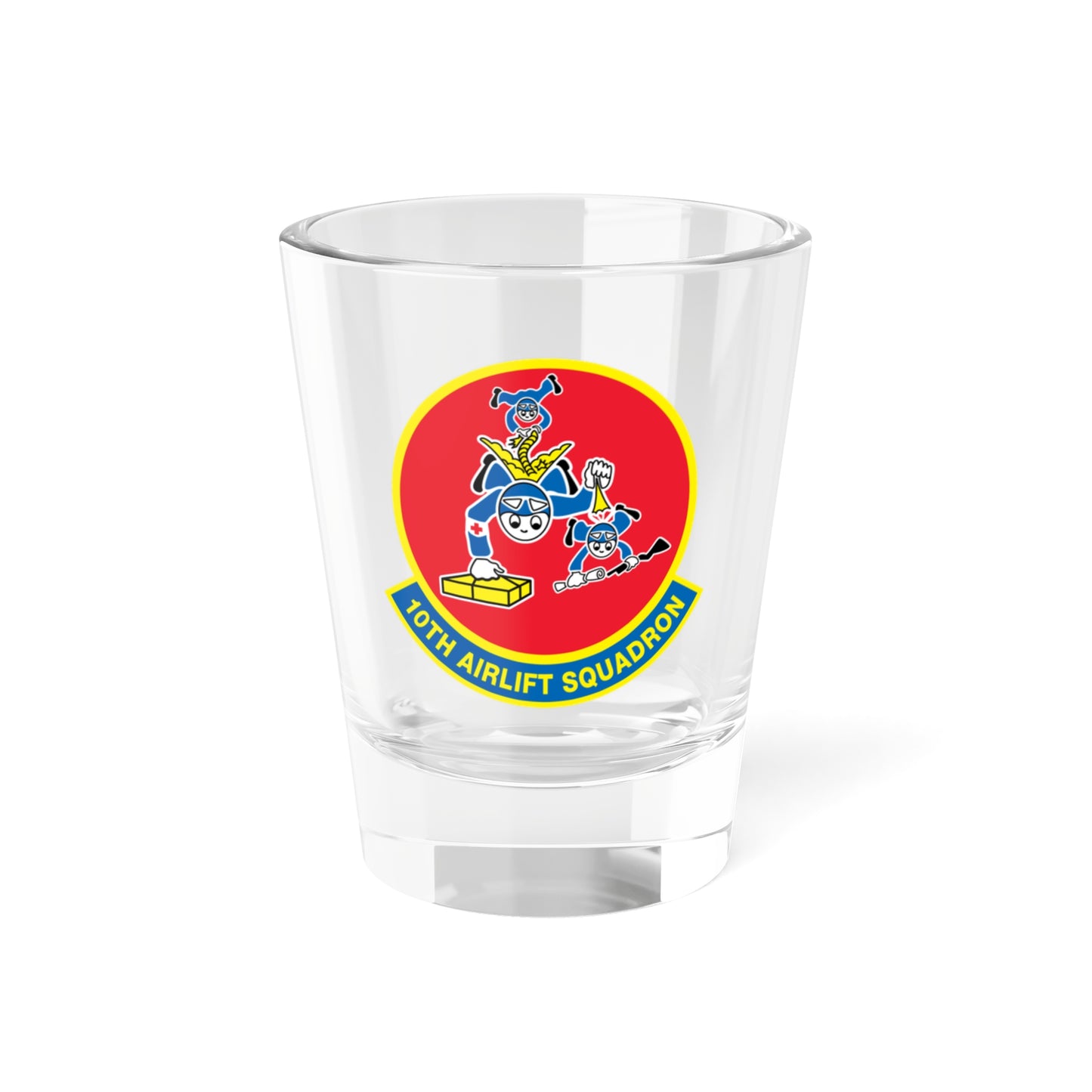 10th Airlift Squadron (U.S. Air Force) Shot Glass 1.5oz