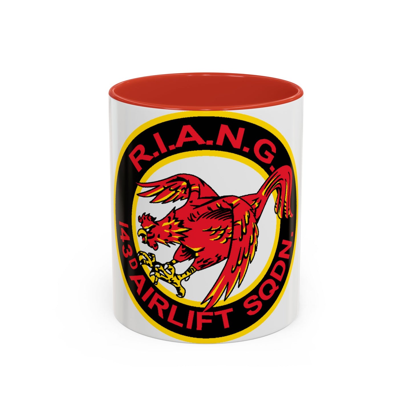 R.I.A.N.G. 143rd Airlift Sq (U.S. Air Force) Accent Coffee Mug