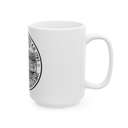 Seal of New Bedford Massachusetts - White Coffee Mug