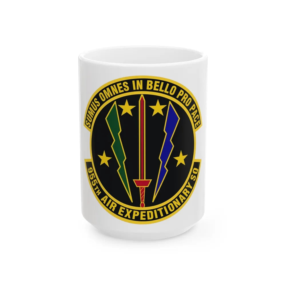 955th Air Expeditionary Squadron (U.S. Air Force) White Coffee Mug-15oz-Go Mug Yourself