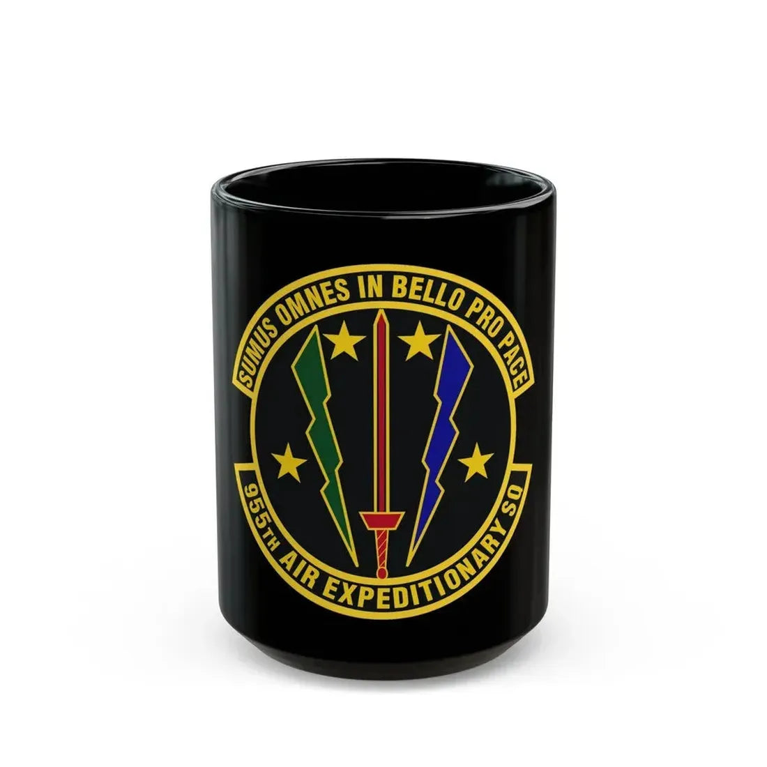 955th Air Expeditionary Squadron (U.S. Air Force) Black Coffee Mug - Go Mug Yourself