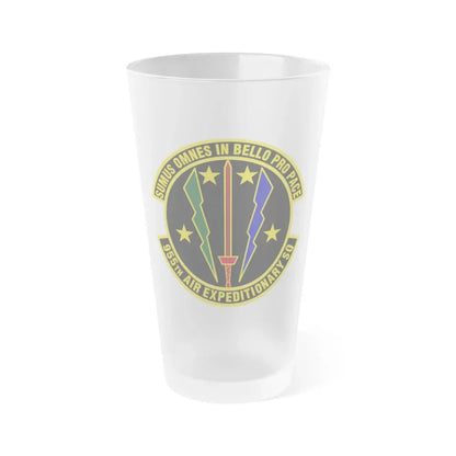 955th Air Expeditionary Squadron (U.S. Air Force) Frosted Pint Glass 16oz Default Title - Go Mug Yourself
