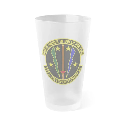 955th Air Expeditionary Squadron (U.S. Air Force) Frosted Pint Glass 16oz Default Title - Go Mug Yourself