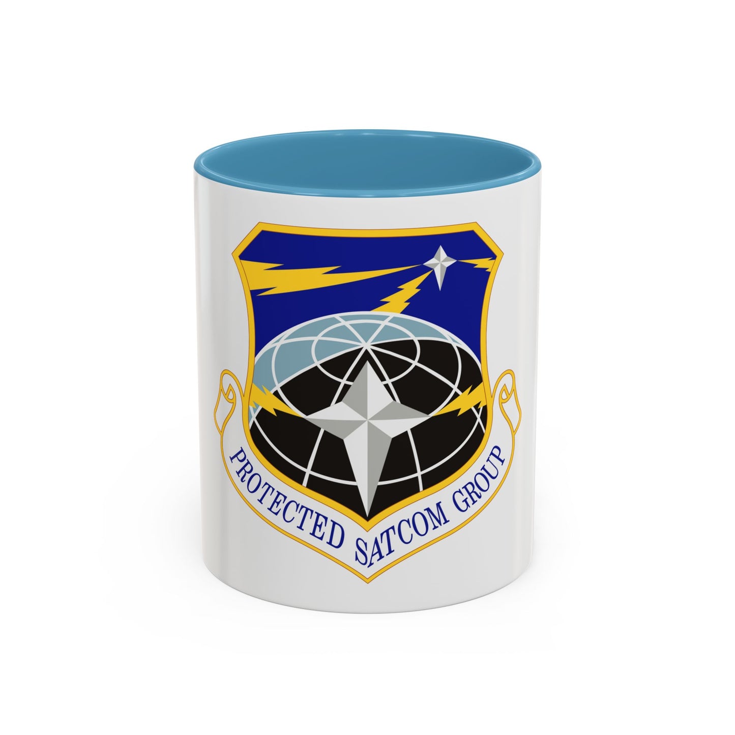 Protected SATCOM Group (U.S. Air Force) Accent Coffee Mug