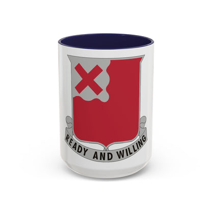 875 Engineer Battalion (U.S. Army) Accent Coffee Mug