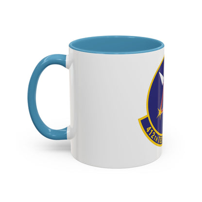 412th Test Support Squadron (U.S. Air Force) Accent Coffee Mug