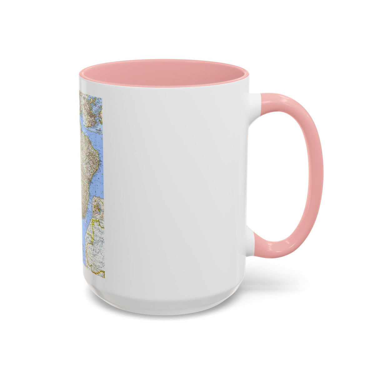 South America - Eastern (1962) (Map) Accent Coffee Mug