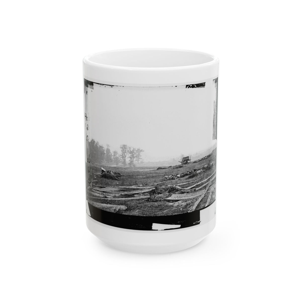 Antietam, Maryland. View Where Sumner's Corps Charged (U.S. Civil War) White Coffee Mug