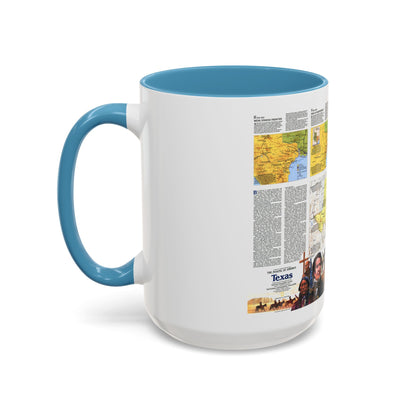 USA - Texas 2 (1986) (Map) Accent Coffee Mug