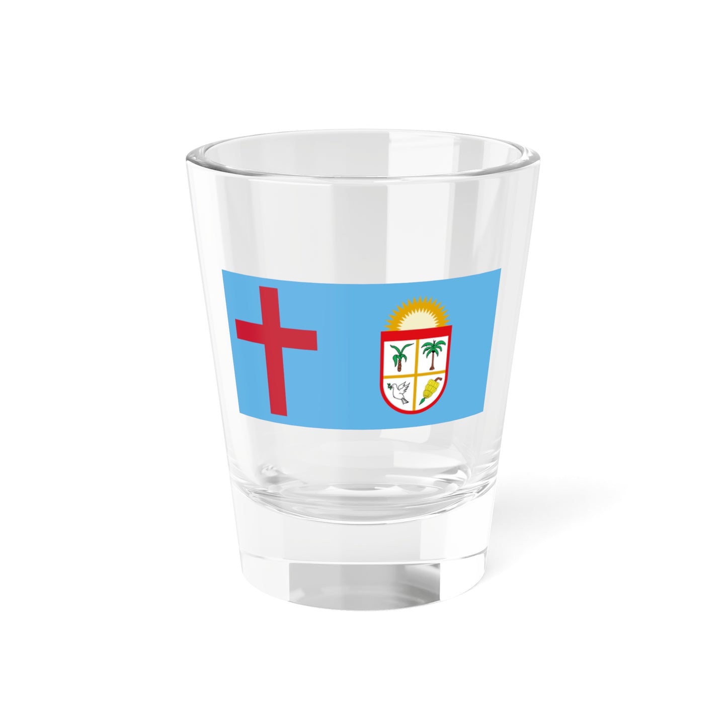 Flag of the Ra and Nadroga-Navosa Sovereign Christian States (Fiji) Shot Glass 1.5oz