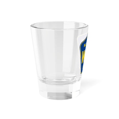 Washington County Route W40 IA (Iowa) (Road Sign) Shot Glass 1.5oz