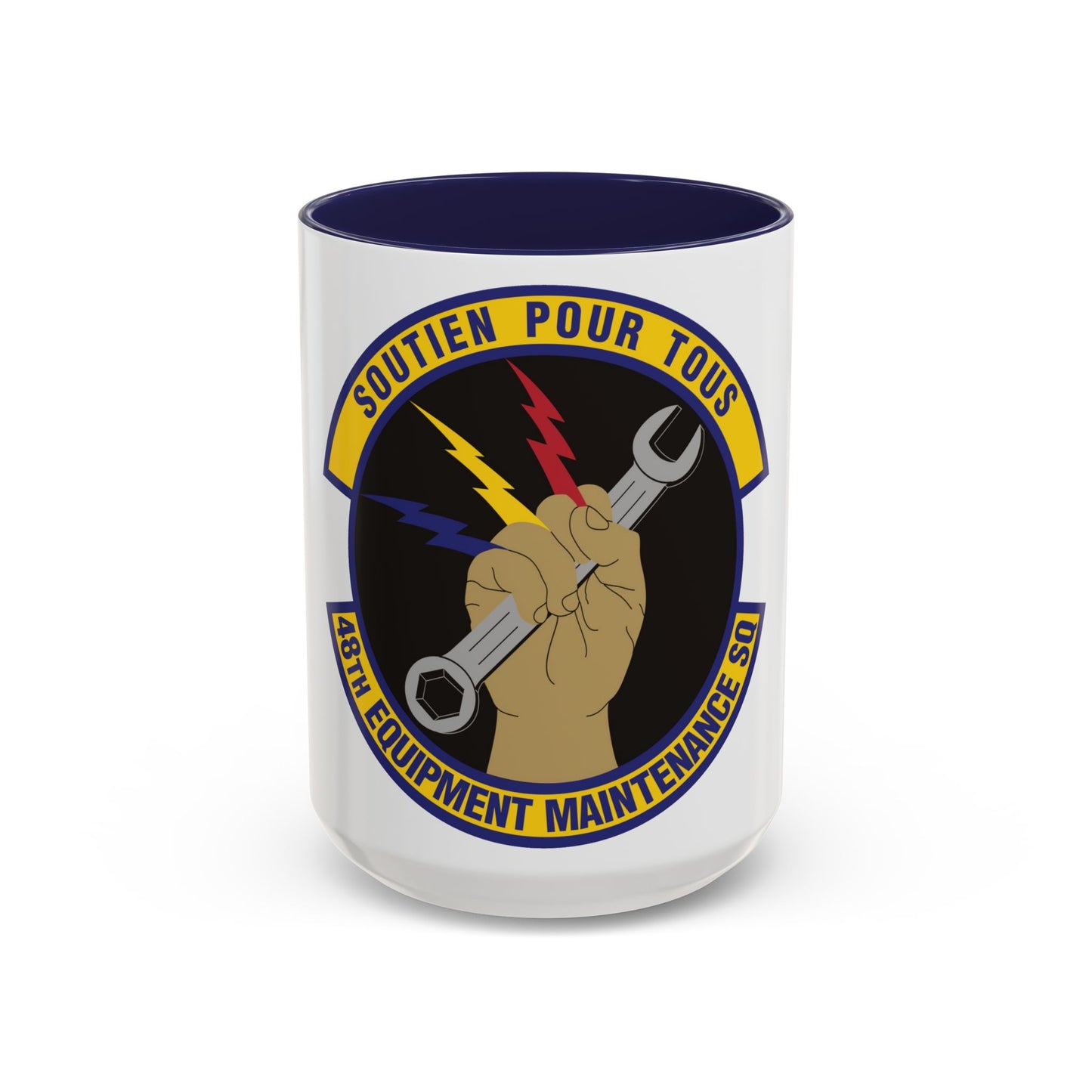 48th Equipment Maintenance Squadron (U.S. Air Force) Accent Coffee Mug