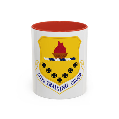 517 Training Group AETC (U.S. Air Force) Accent Coffee Mug