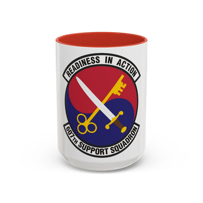 607th Support Squadron (U.S. Air Force) Accent Coffee Mug