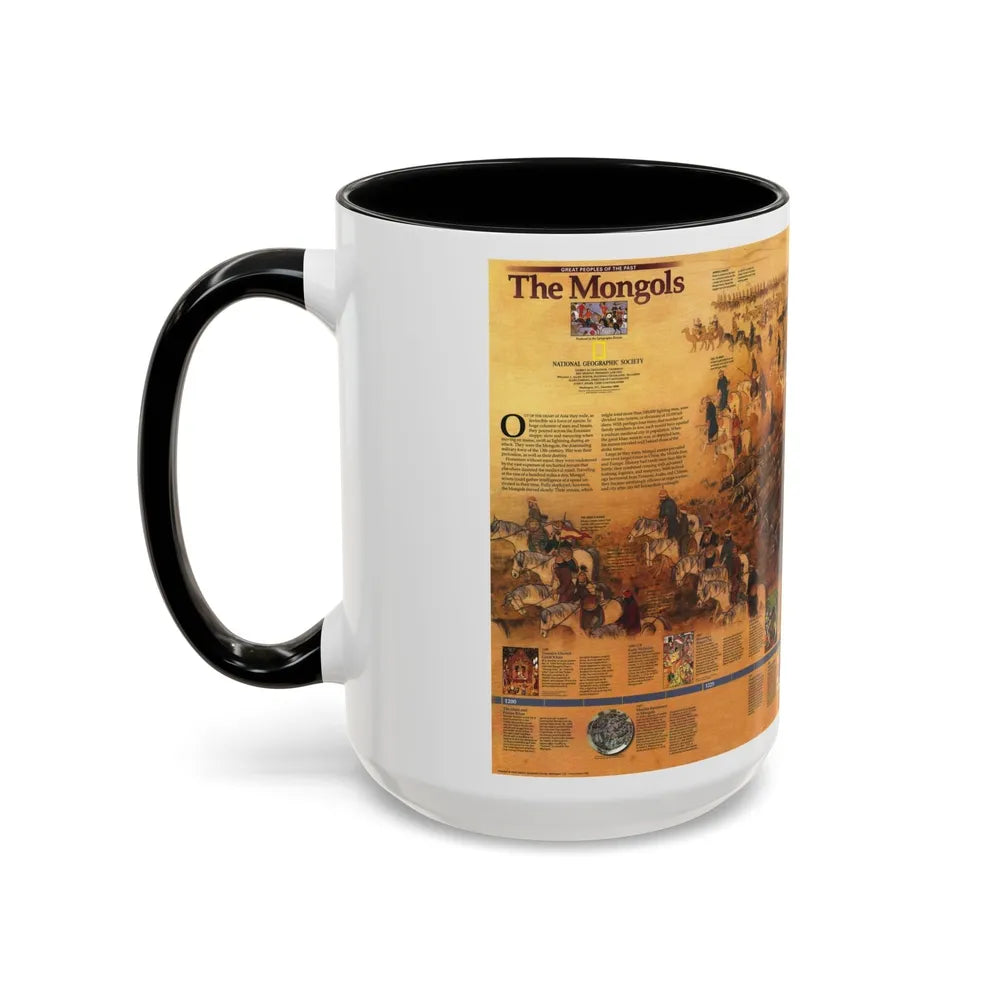 Mongols, The (1996) (Map) Accent Coffee Mug-Go Mug Yourself