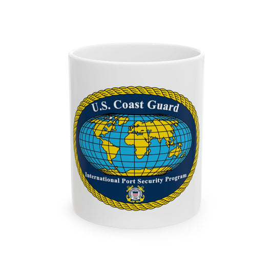 USCG International Port Security Program (U.S. Coast Guard) White Coffee Mug