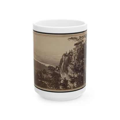 Three Unidentified Soldiers At Point Lookout, Tennessee (U.S. Civil War) White Coffee Mug