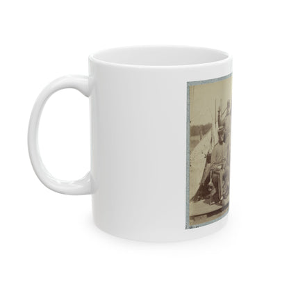 7th New York State Militia, Camp Cameron, D.C., 1861 029 (U.S. Civil War) White Coffee Mug