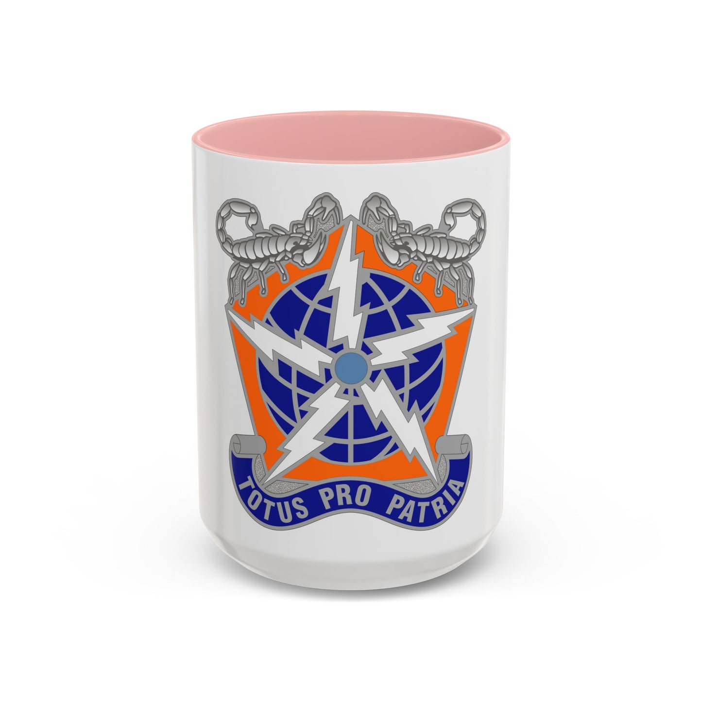 505 Signal Brigade 3 (U.S. Army) Accent Coffee Mug