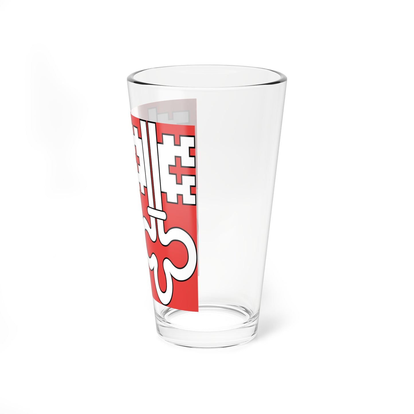 Flag of Canton of Unterwalden (Switzerland) Pint Glass 16oz