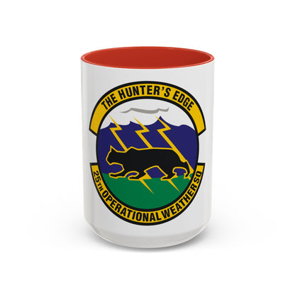 25th Operational Weather Squadron (U.S. Air Force) Accent Coffee Mug