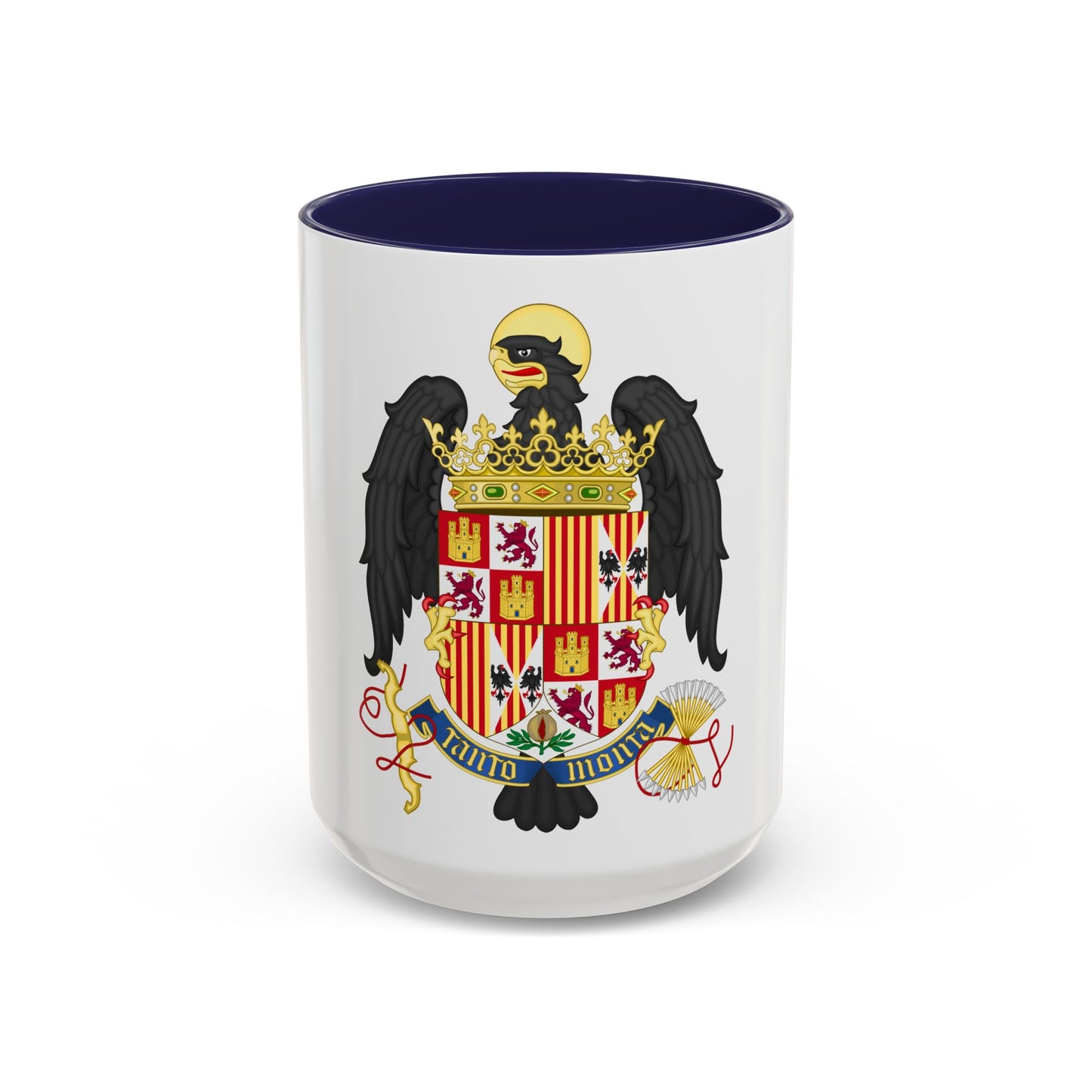 Coat of Arms of Queen Isabella of Castile (1492-1504) - Accent Coffee Mug