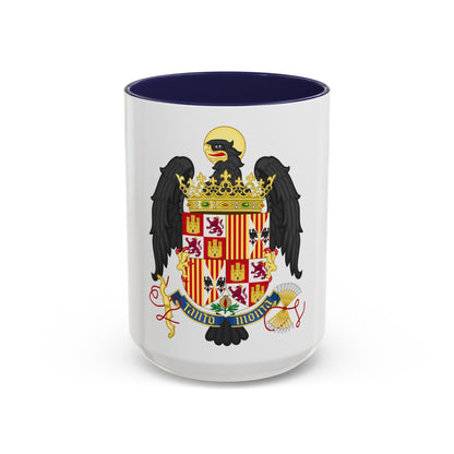 Coat of Arms of Queen Isabella of Castile (1492-1504) - Accent Coffee Mug