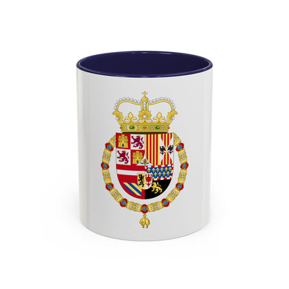 Coat of Arms of Charles II of Spain (1668-1700) - Accent Coffee Mug