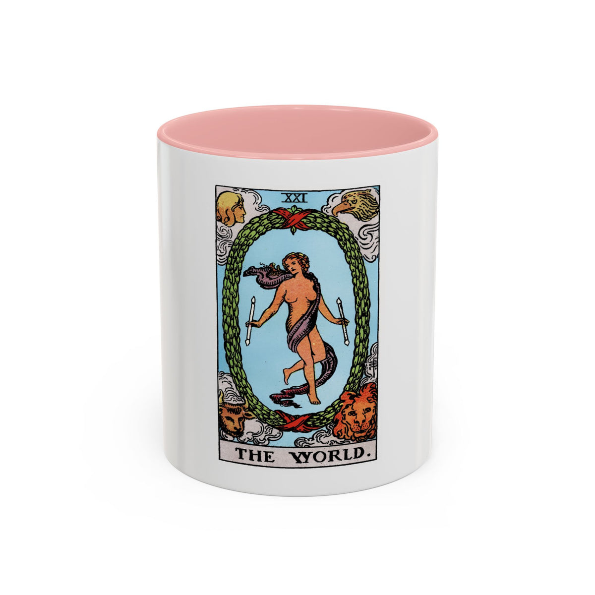 The World (Tarot Card) Accent Coffee Mug