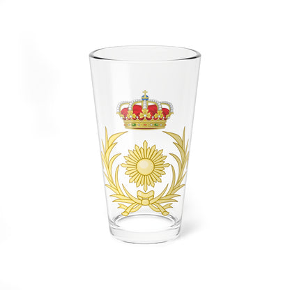Emblem of the Logistics Forces of the Spanish Army (Spain) (Coat of Arms) Pint Glass 16oz