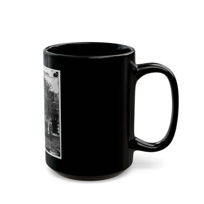 Brig. Gen. Mathew Martin  Burke & Staff. (U.S. Civil War) Black Coffee Mug