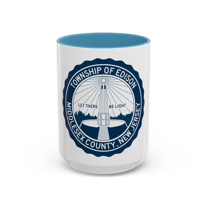 Seal of Edison NJ - Accent Coffee Mug