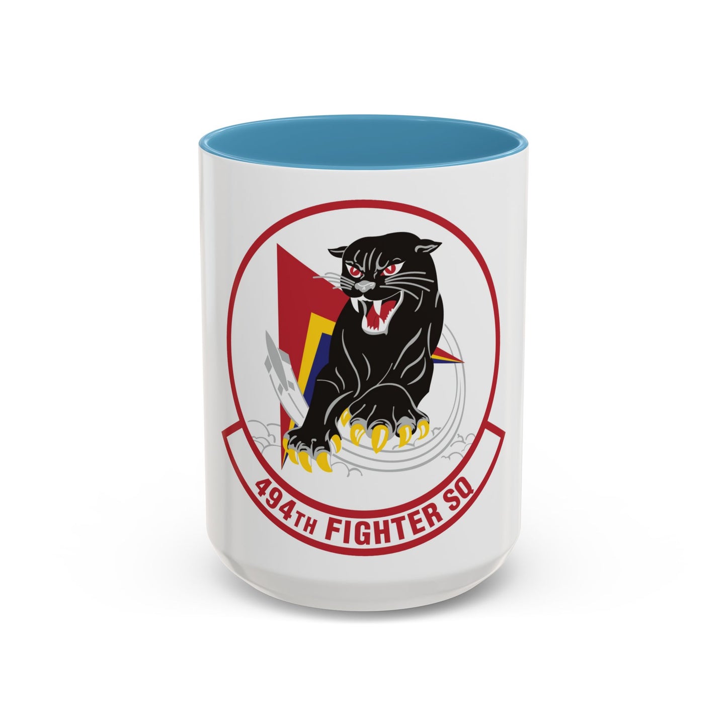 494th Fighter Squadron (U.S. Air Force) Accent Coffee Mug