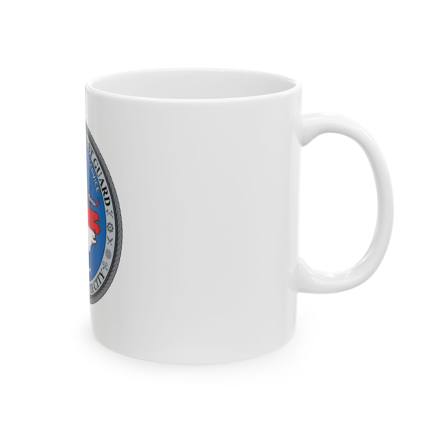USCGC Base Elizabeth City (U.S. Coast Guard) White Coffee Mug