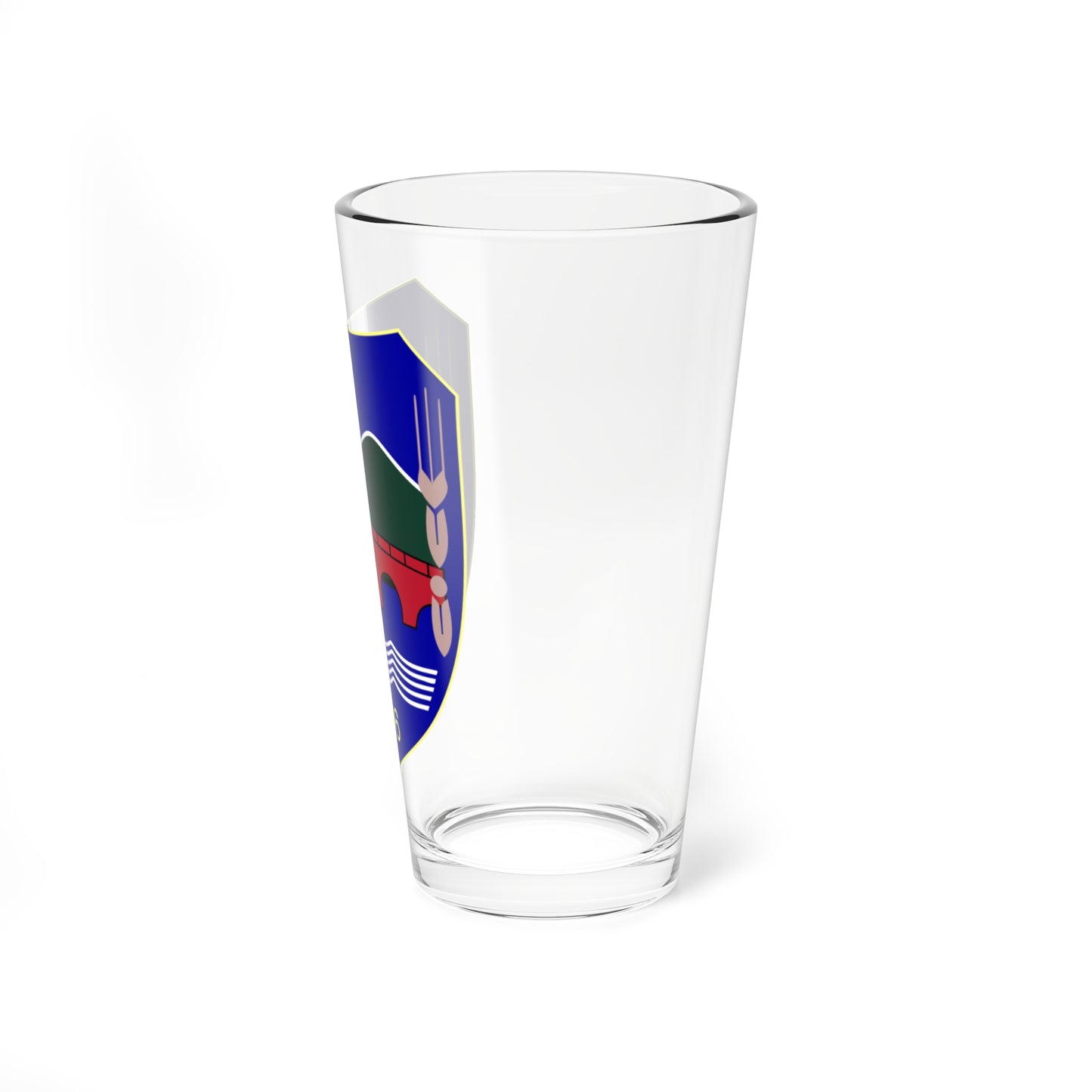 Coat of arms of Želino Municipality (North Macedonia) (Coat of Arms) Pint Glass 16oz